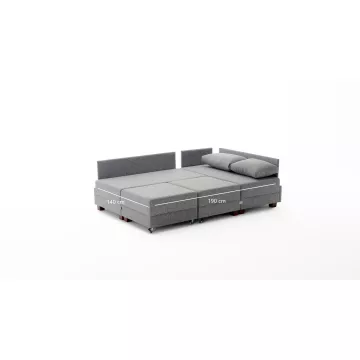 Софа Fly Corner Sofa Bed Right- Grey