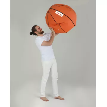 Bean Bag Basketball Kids Pouf - Tile Red