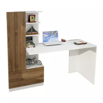 Биро Domingos - White, Walnut