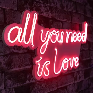 Ѕидна LED декорација All You Need is Love - Red