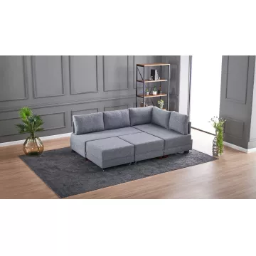 Софа Fly Corner Sofa Bed Right- Grey