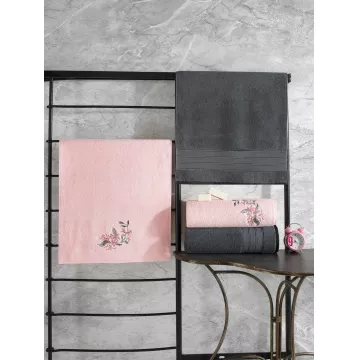 Пешкир Hamam Setı Colorful - Anthracite, Pink