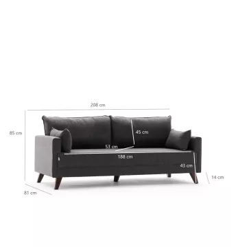 Софа Bella Sofa Bed - Anthracite