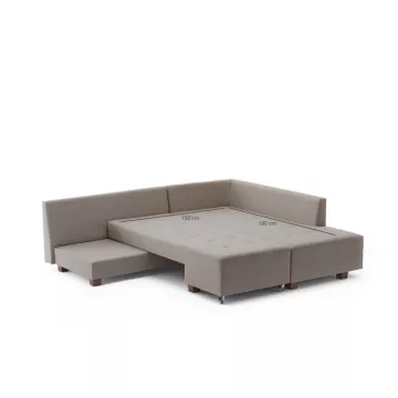 Софа Manama Corner Sofa Bed Right - Cream