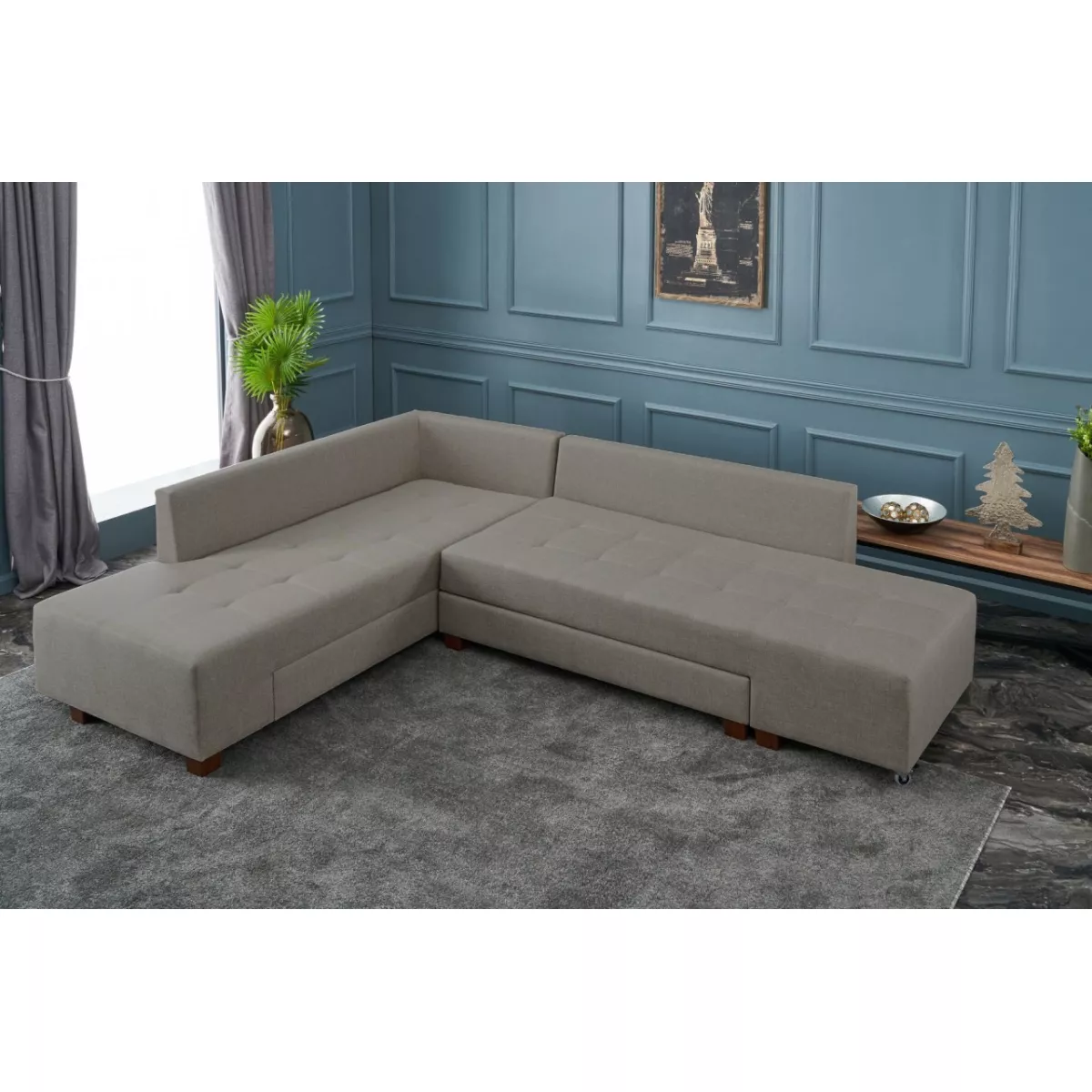 Софа Manama Corner Sofa Bed Left - Cream