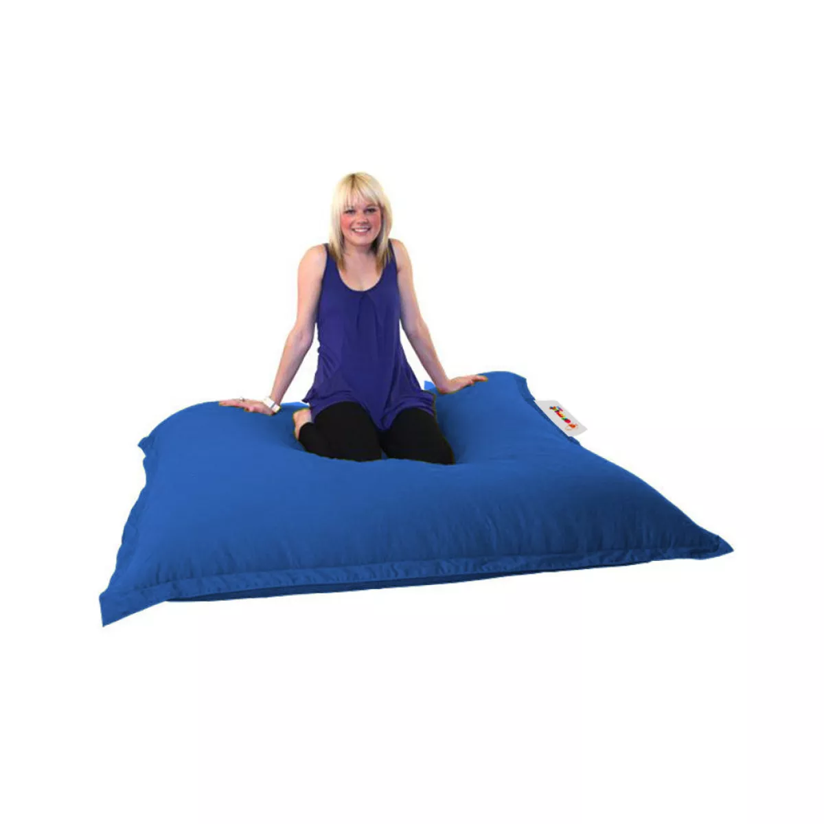 Bean Bag Cushion Pouf 100x100 - Blue