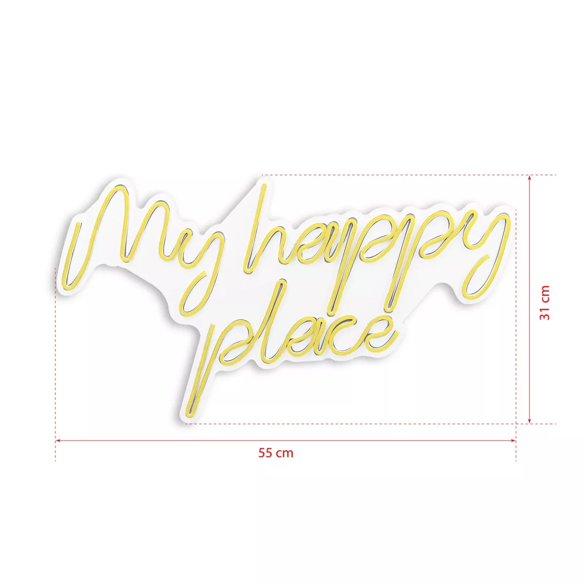 Ѕидна LED декорација My Happy Place - Yellow