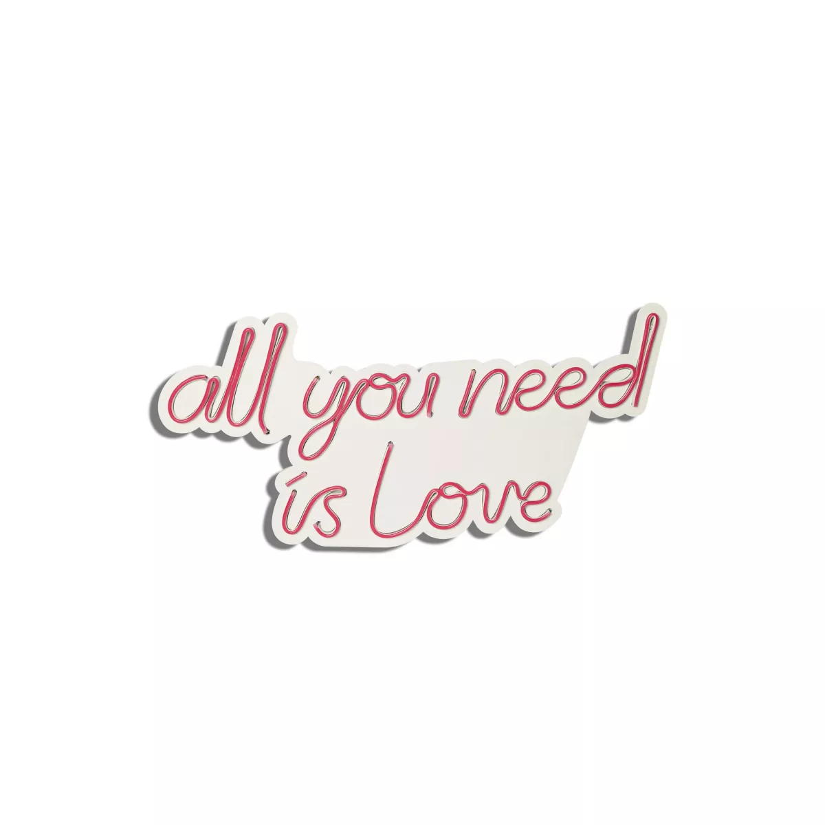 Ѕидна LED декорација All You Need is Love - Red