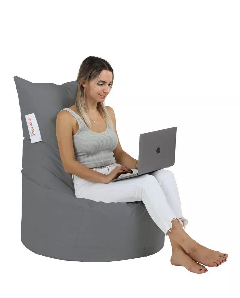 Bean bag Crete сив 