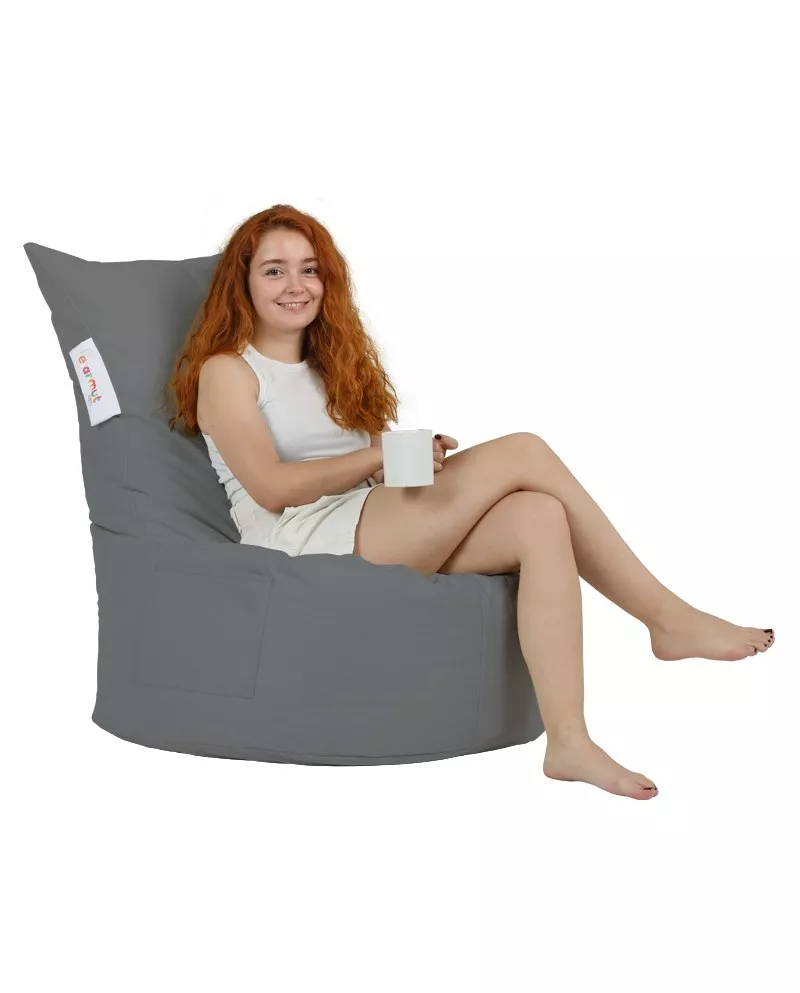 Bean bag Crete сив 