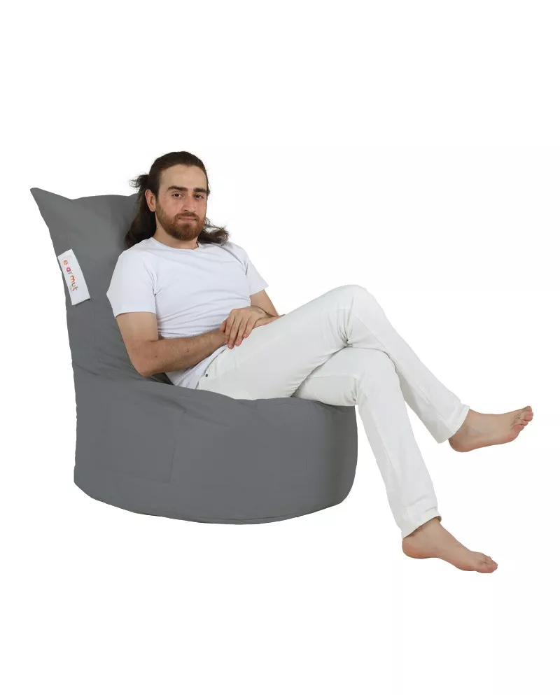 Bean bag Crete сив 