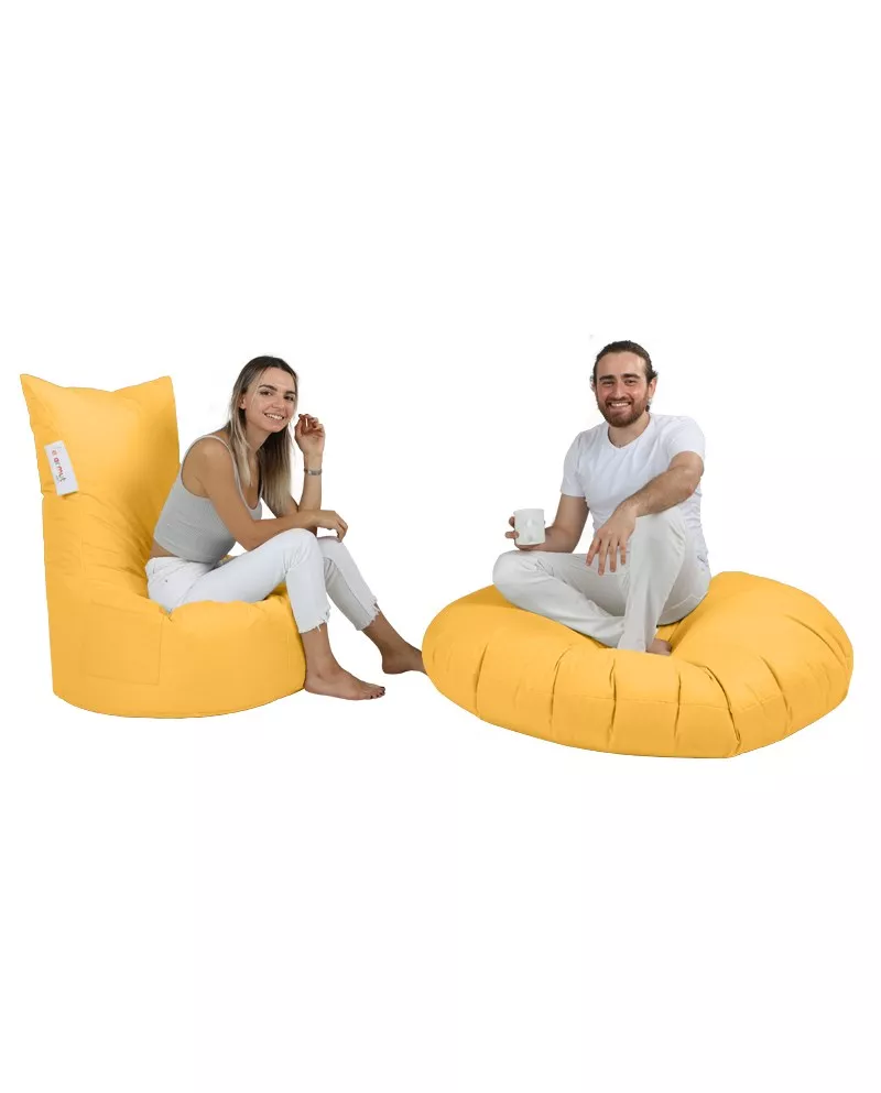 Bean bag Crete жолта 