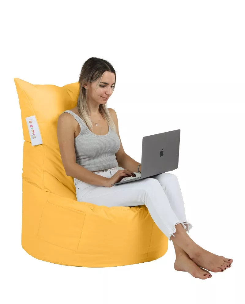 Bean bag Crete жолта 