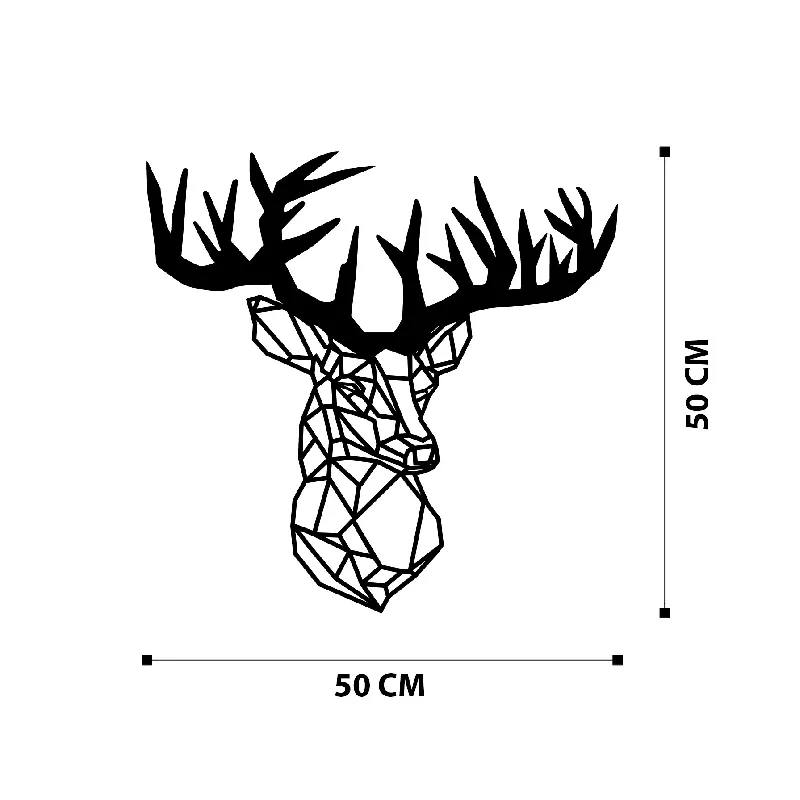 Метален ѕиден украс Deer Metal 