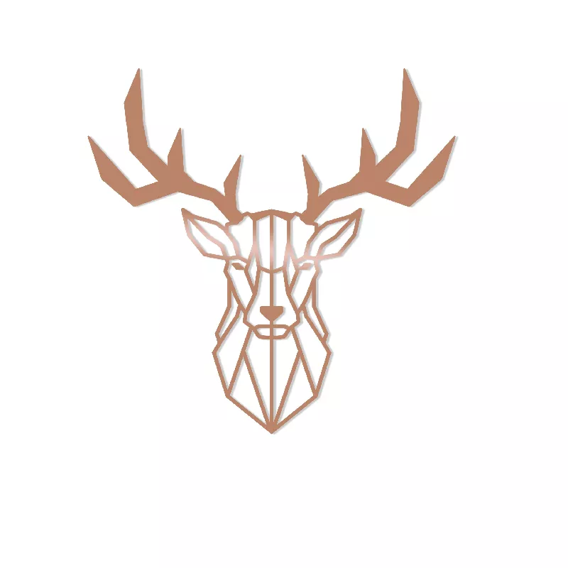 Метален ѕиден украс Deer Copper 