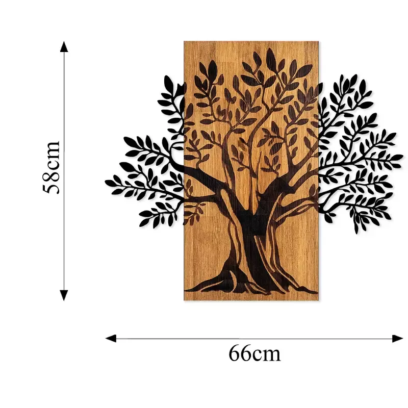 Метална ѕидна декорација Monumental Tree