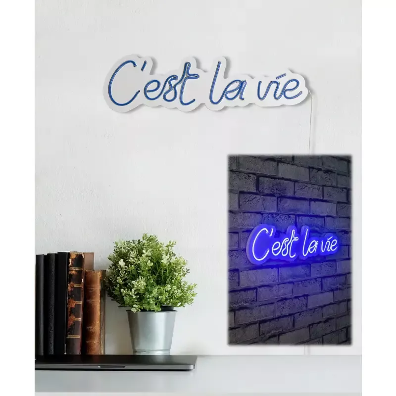 Ѕидна LED декорација C'est La Vie -Blue