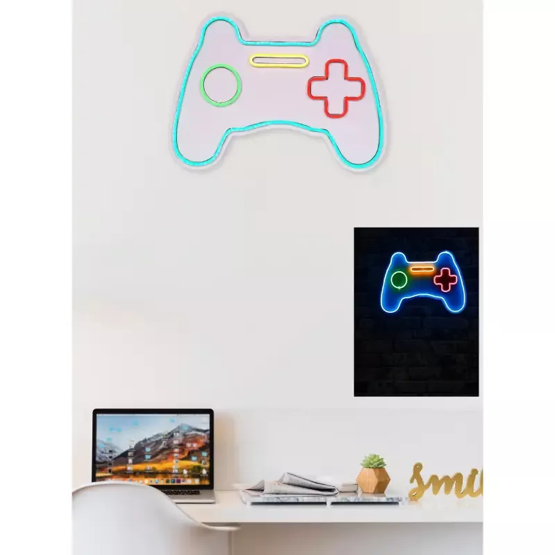 Ѕидна LED декорација Play Station Gaming Controller-Blue