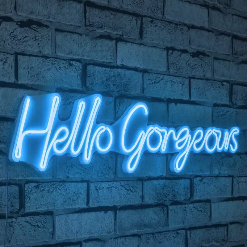 Ѕидна LED декорација Hello Gorgeous-Blue