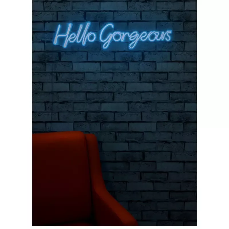 Ѕидна LED декорација Hello Gorgeous-Blue