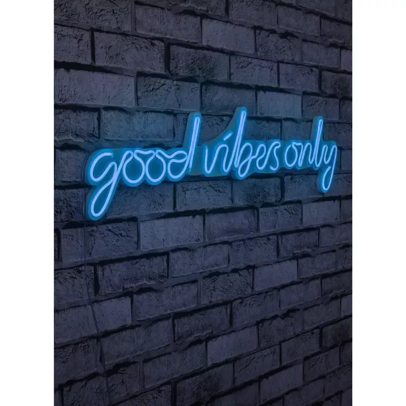 Ѕидна LED декорација Good Vibes Only-Blue