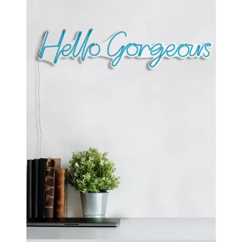 Ѕидна LED декорација Hello Gorgeous-Blue