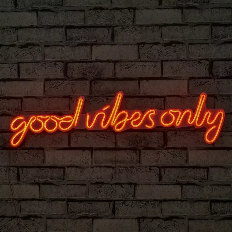 Ѕидна LED декорација Good Vibes Only-Red