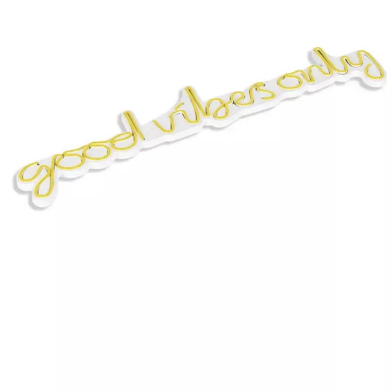 Ѕидна LED декорација Good Vibes Only-Yellow