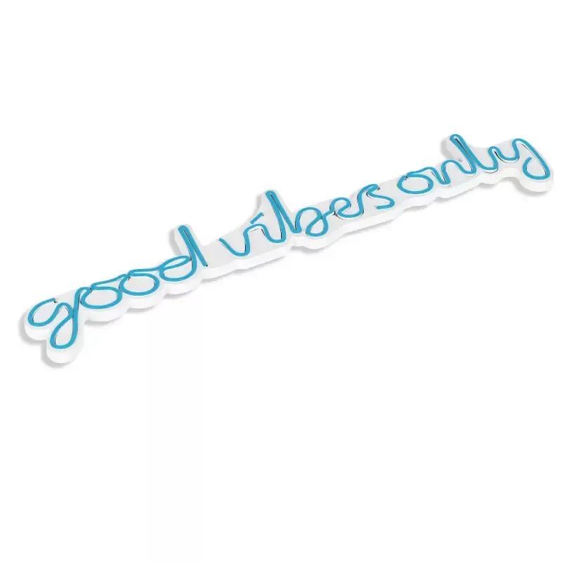 Ѕидна LED декорација Good Vibes Only-Blue