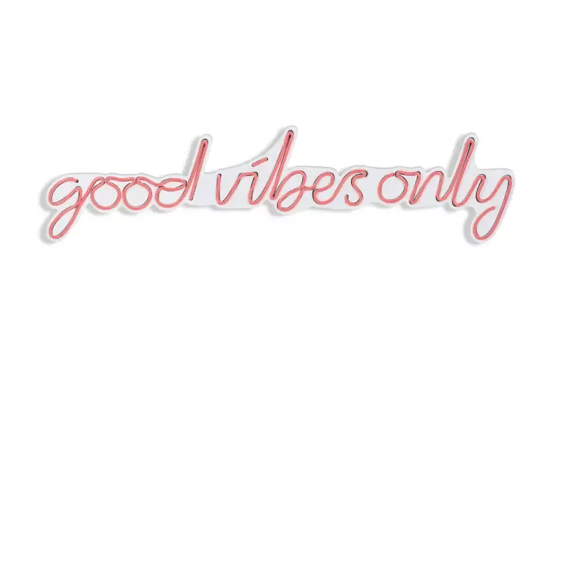 Ѕидна LED декорација Good Vibes Only-Pink