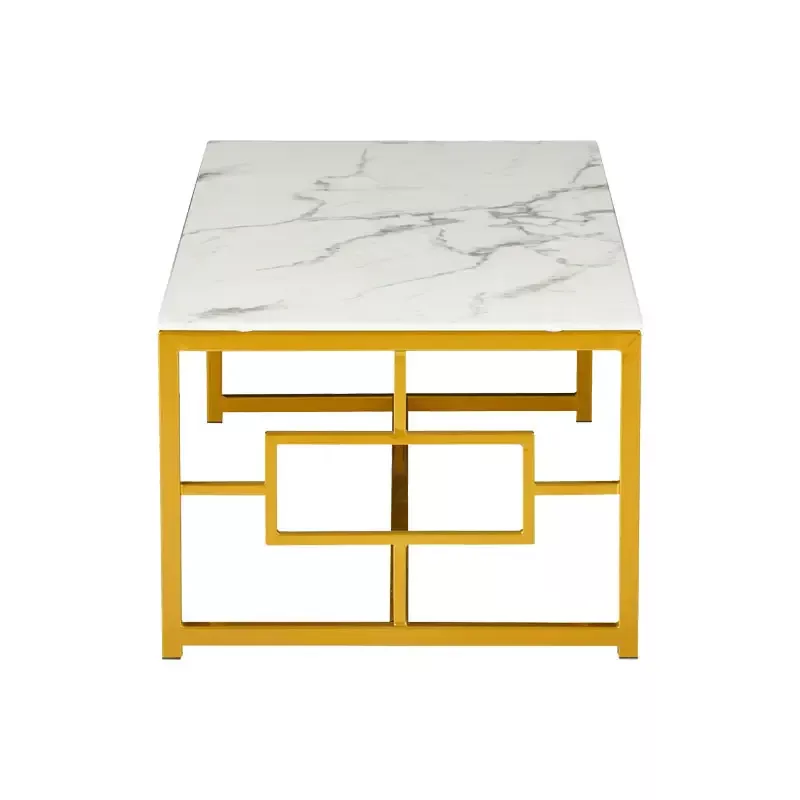 Клуб маса Eccento golden-marble