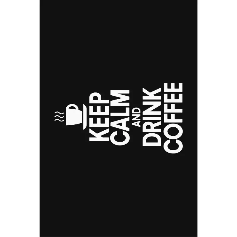 Тепих keep calm and drink coffee