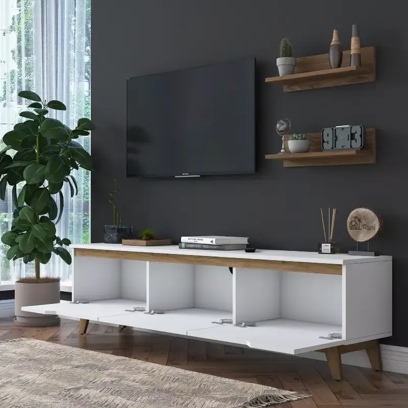 Тв Комода Maluku White Walnut