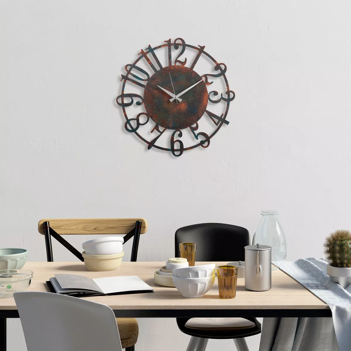 Ѕиден часовник Metal Wall Clock 15 - 3