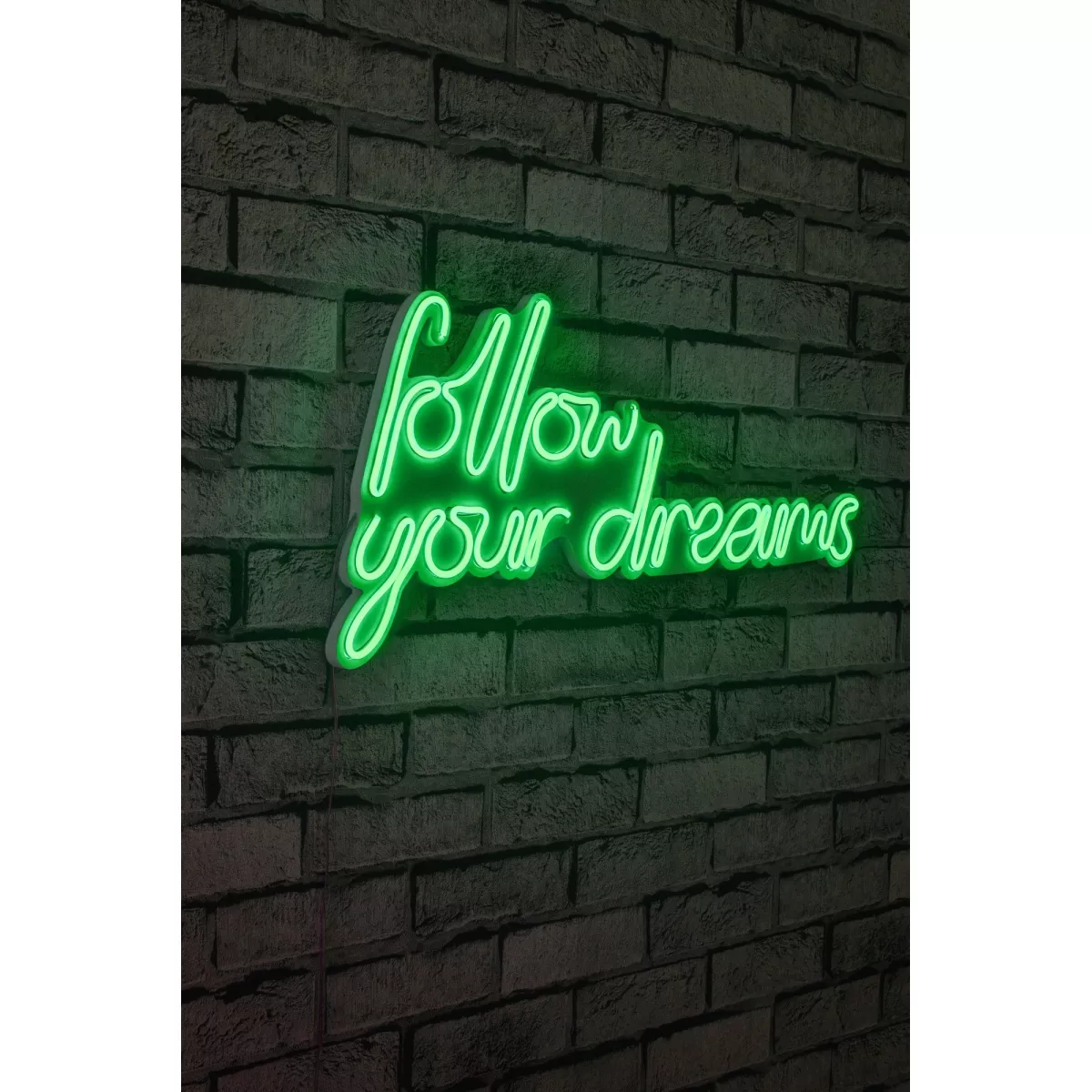 Ѕидна LED декорација Follow Your Dreams - Green