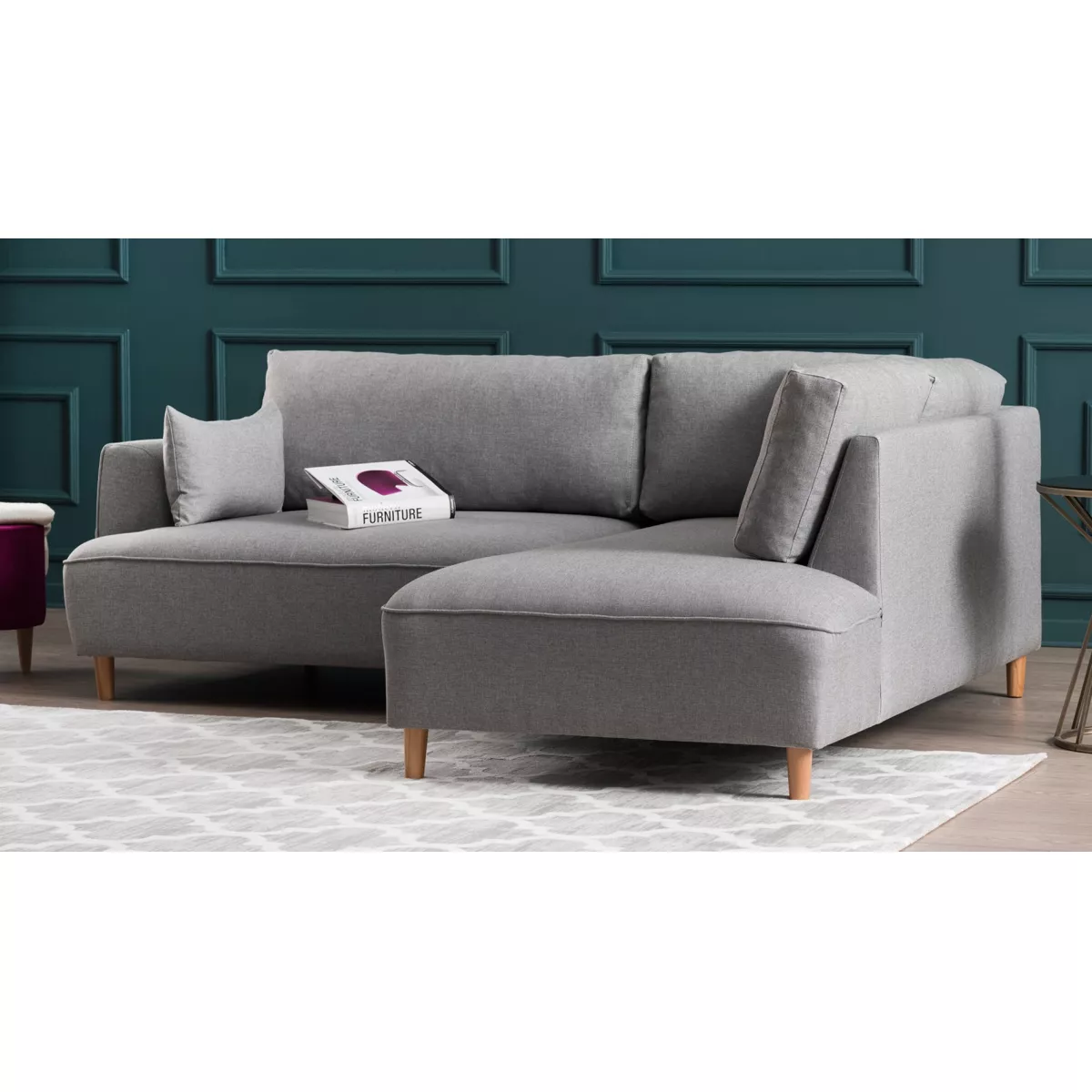 Софа Felix Extra Soft Corner Sofa Right - Light Grey