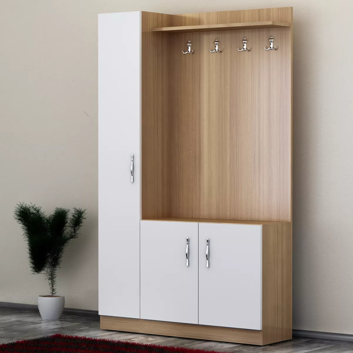 Закачалка Naturel - Teak, White