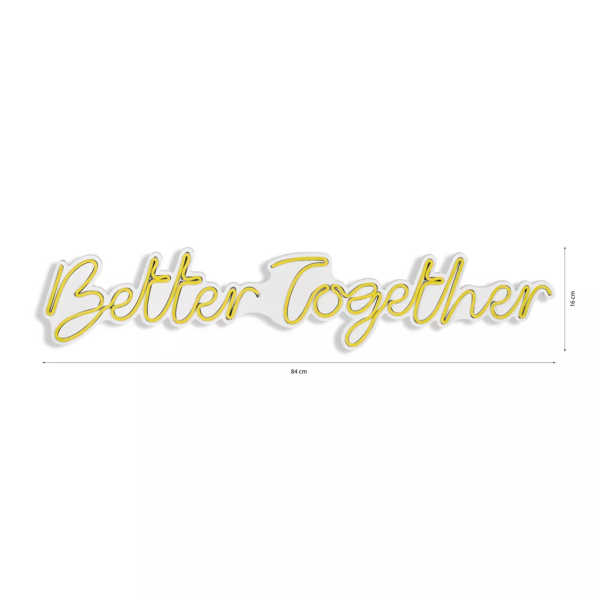 Ѕидна LED декорација Better Together - Yellow