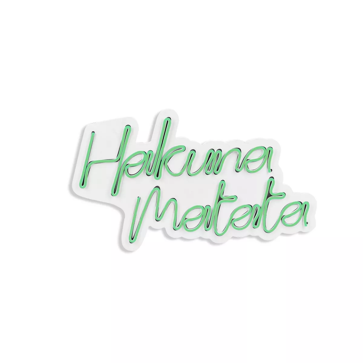 Ѕидна LED декорација Hakuna Matata - Green