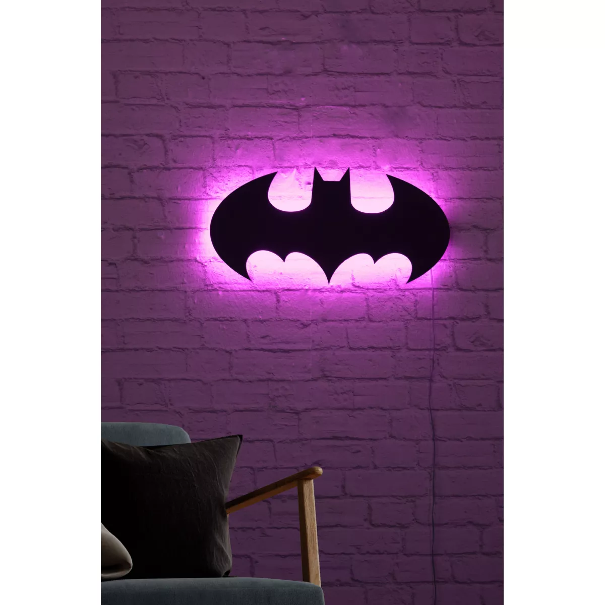 Ѕидна LED декорација Batman - Pink