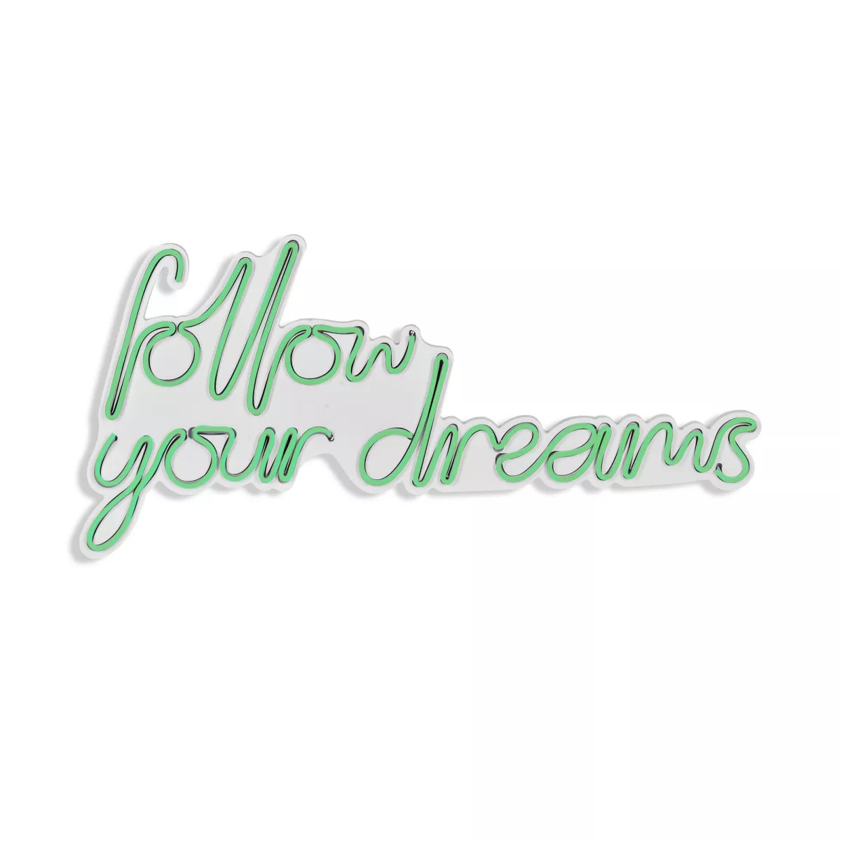 Ѕидна LED декорација Follow Your Dreams - Green