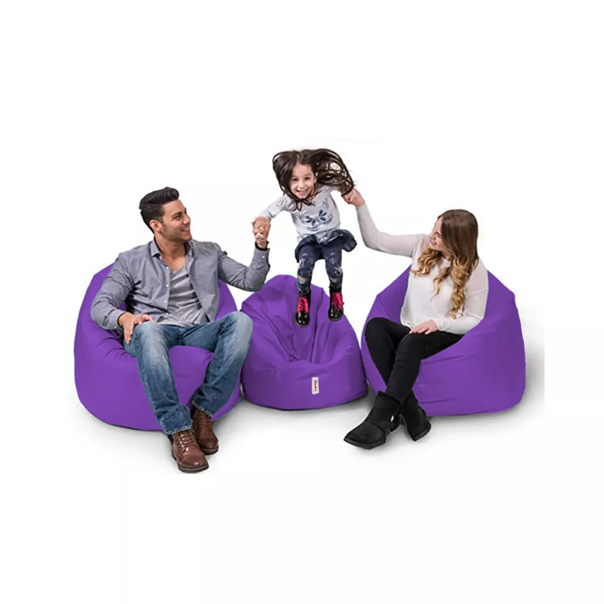 Bean Bag Iyzi 100 Cushion Pouf - Purple