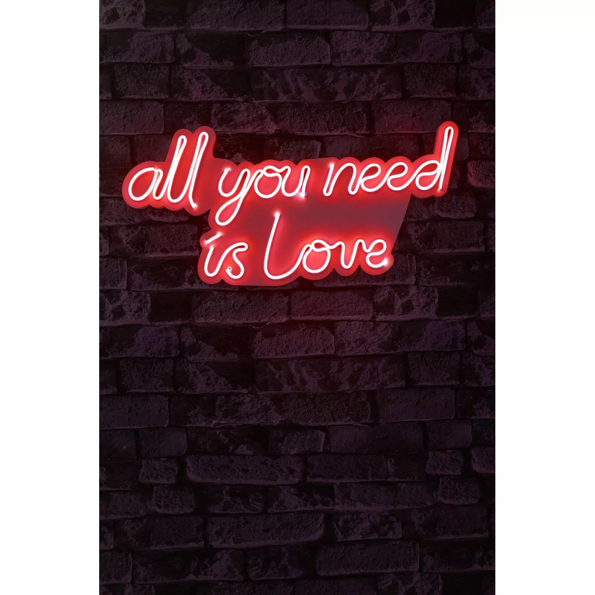 Ѕидна LED декорација All You Need is Love - Red