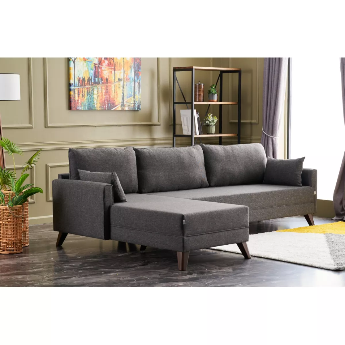 Софа Bella Corner Sofa Left - Anthracite