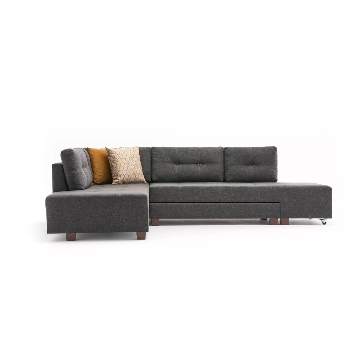 Софа Manama Corner Sofa Bed Left - Anthracite