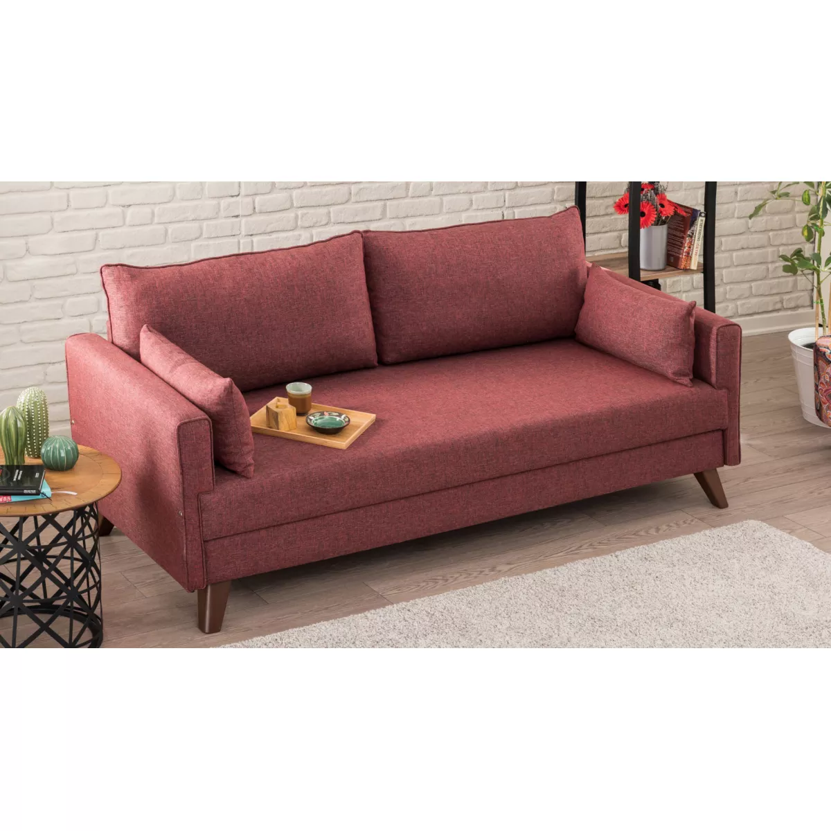 Софа Bella Sofa For 3 Pr - Claret Red