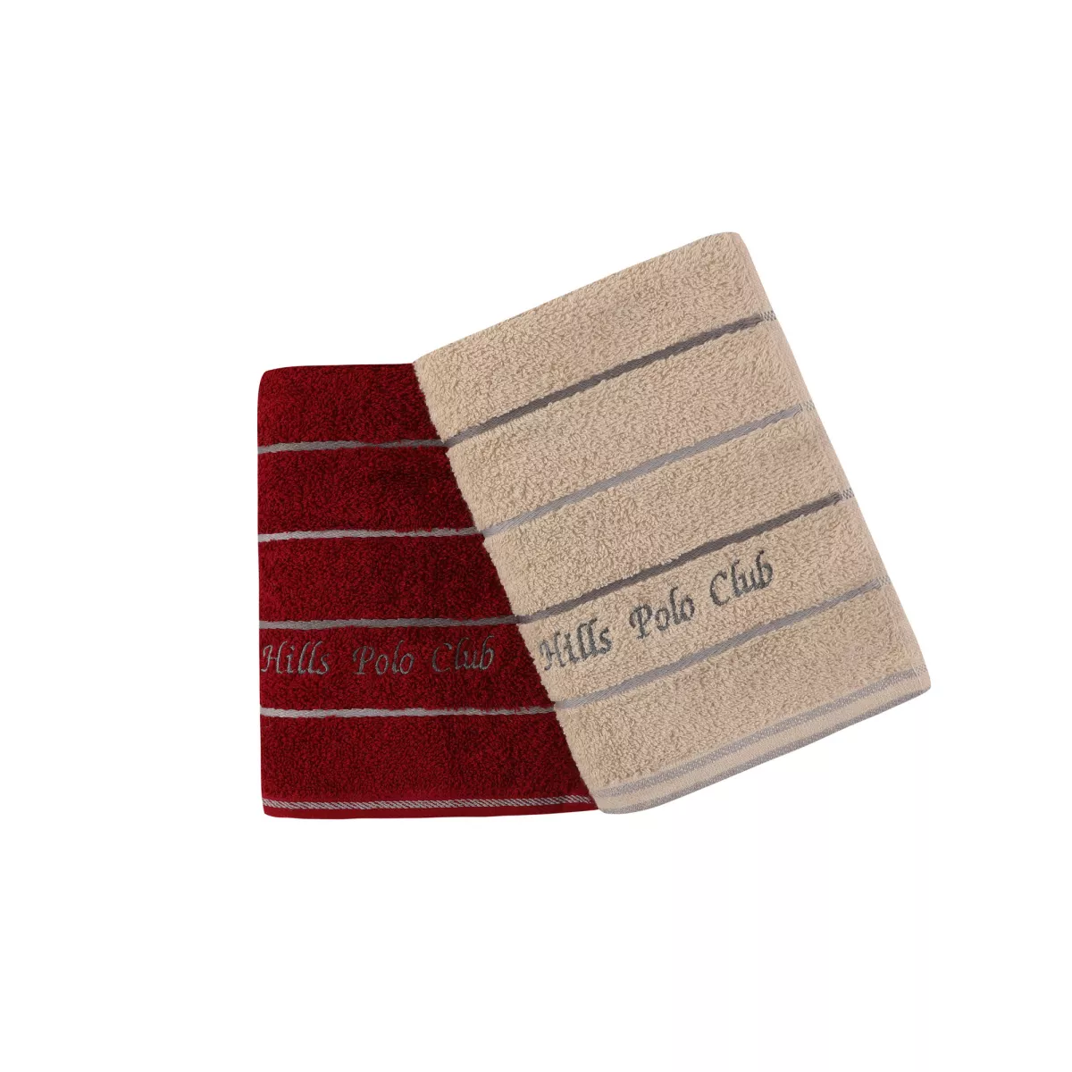 Пешкир 407 - Claret Red, Cream