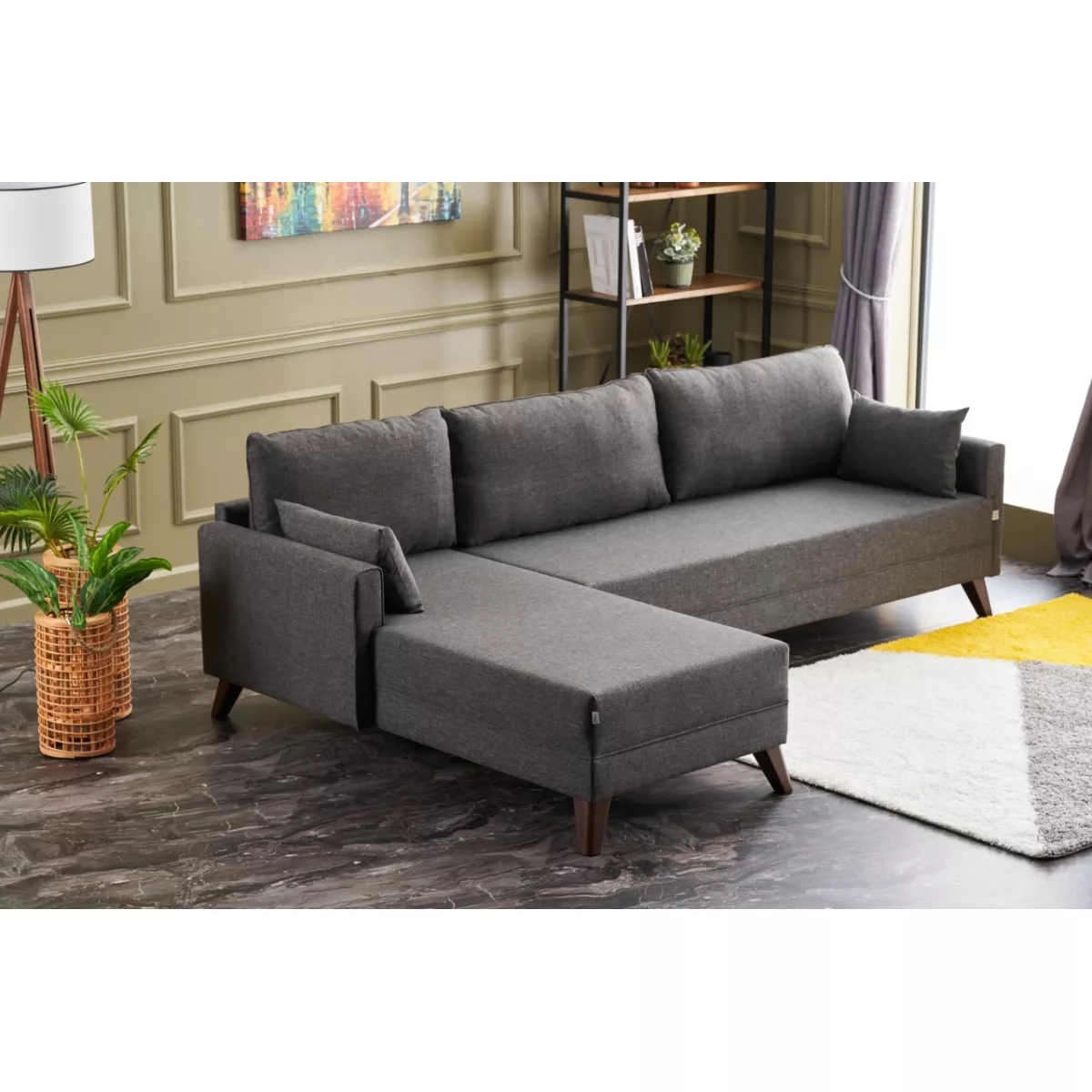 Софа Bella Corner Sofa Left - Anthracite