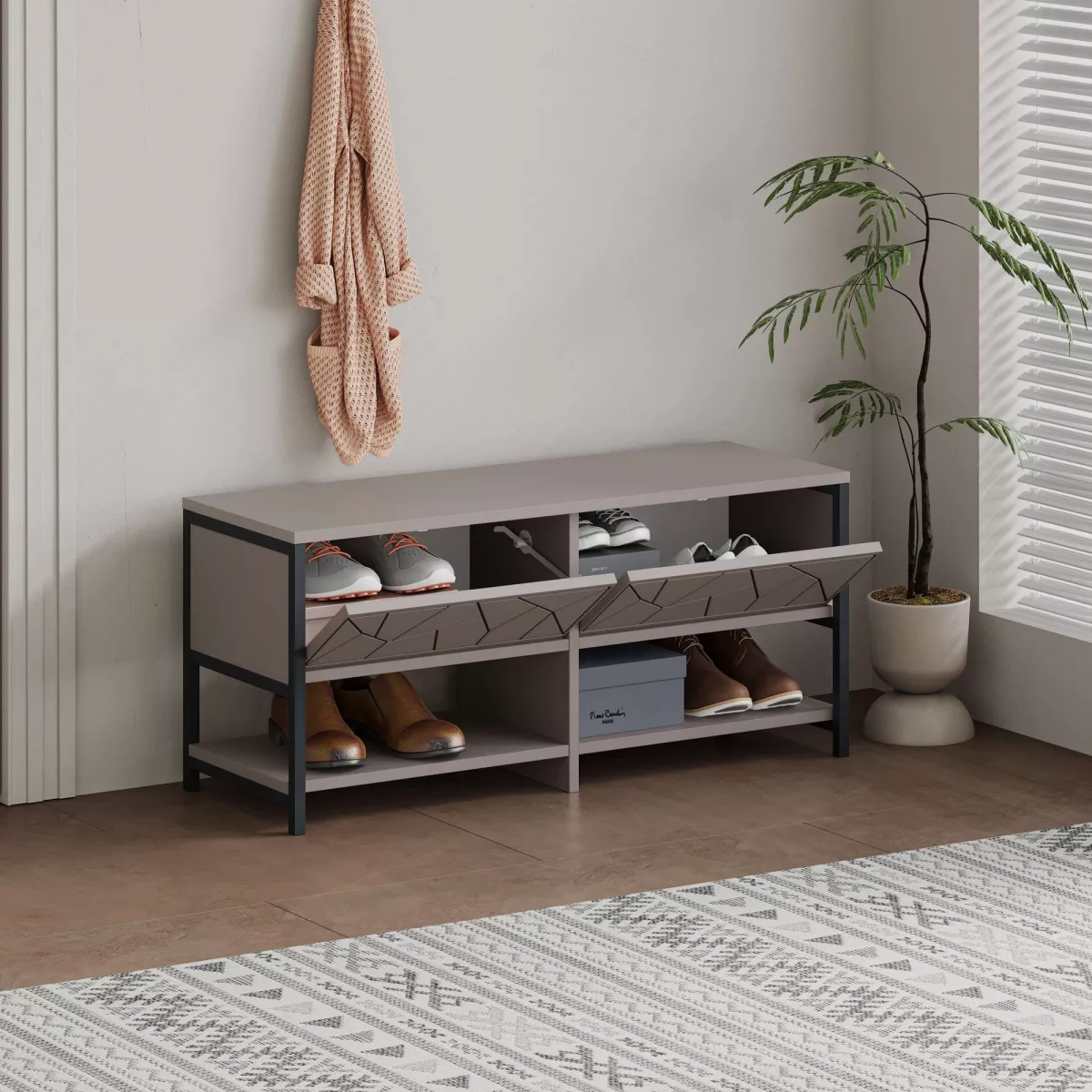 Закачалка Inola Shoe Bench - Lıght Mocha