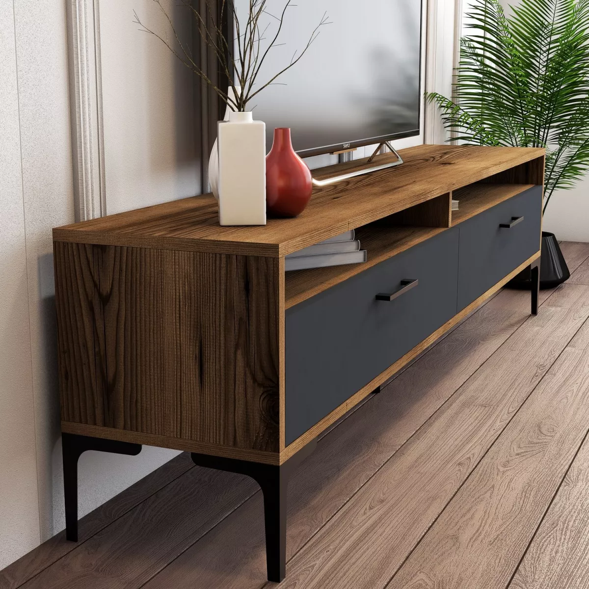 ТВ Комода Istanbul 2 - Walnut
Anthracite